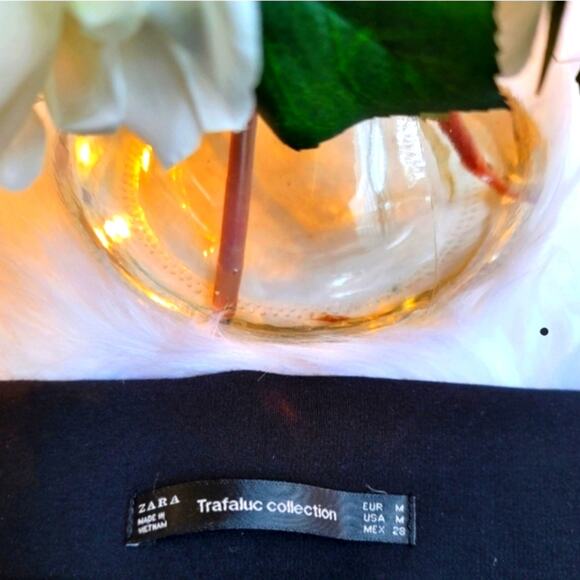 ZARA Legging High Waist Black Size M - Picture 3 of 4